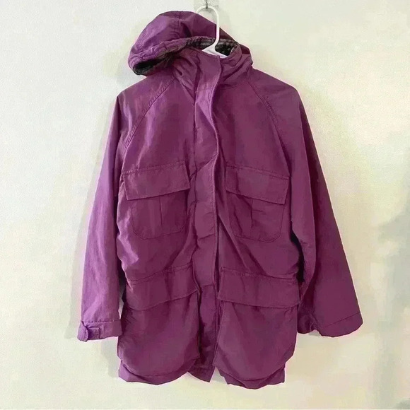 Vintage Woolrich Winter Coat Jacket Women’s Sz Small Zip Parka Puffer 4 Pockets - Picture 2 of 11